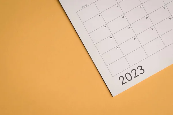 2023 Calendario Planificador Vista Superior Copiar Espacio —  Fotos de Stock