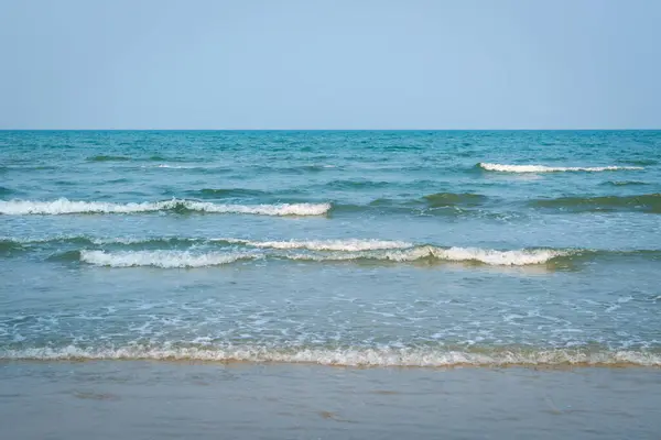 stock image View of sea waves by the beach. Summer vacation or travel concept.