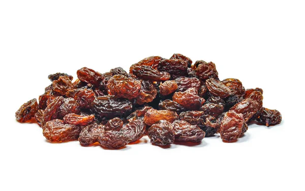 Dried Raisins Isolated White Background Stock Image