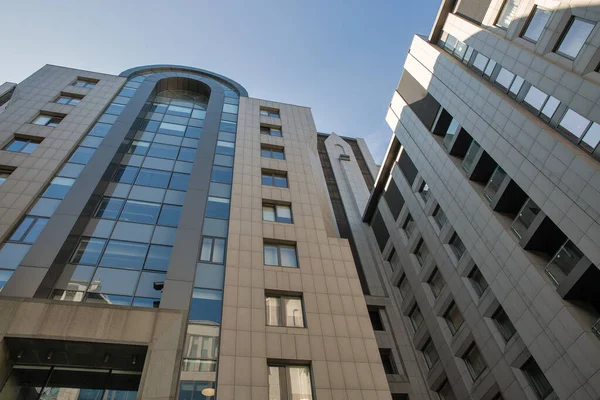 Blick Auf Modernes Business Center Europäische Architektur — Stockfoto