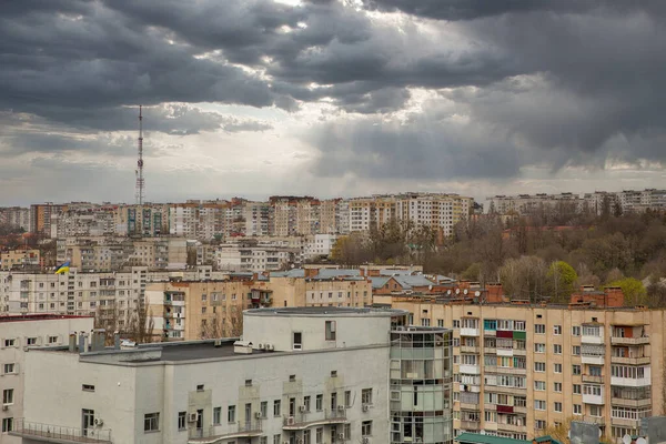 Alte Wohnhäuser Ist Eine Stadt Der Westukraine Die Südlichen Bug — Stockfoto