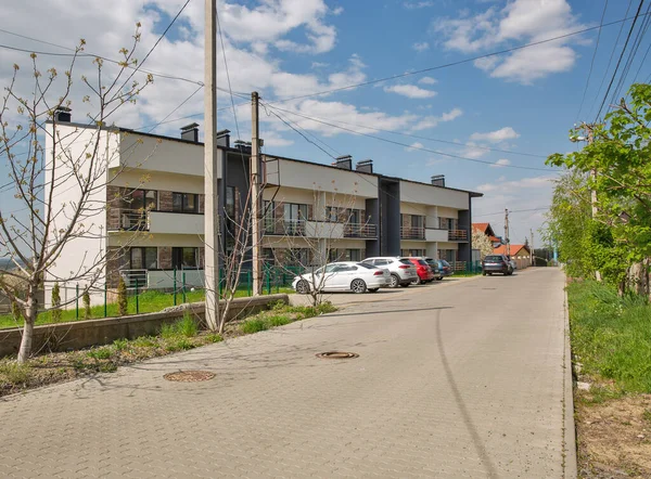 Użhorod Ukraina Kwietnia 2023 Nowoczesna Architektura Mieszkaniowa Uzhhorod Miasto Gmina — Zdjęcie stockowe