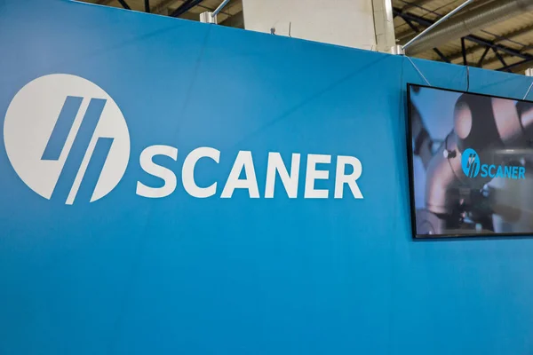 Kyiv Ukraine March 2023 Scaner Medical Equipment Company Booth Exhibition — Stock Photo, Image