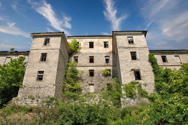 Stare Opuszczone Koszary Twierdzy Kamianets Podilskyi Ukraina Jest Częścią Kompleksu — Zdjęcie stockowe