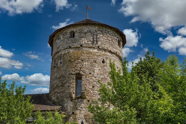 Stare Kamienne Średniowieczne Rosyjskie Bramy Wieży Lub Porta Ruthenica Jest — Zdjęcie stockowe