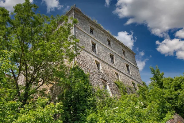 Antigo Quartel Abandonado Kamianets Podilskyi Ucrânia Faz Parte Complexo Fortificação — Fotografia de Stock