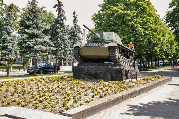 Sarny Ucrania Junio 2023 Gente Visita Soviética Parque Centro Ciudad — Foto de Stock