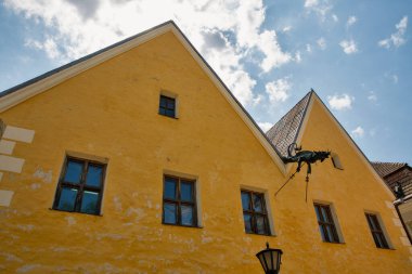 Kamianets-Podilskyi, Ukrayna 'daki eski meskenler.