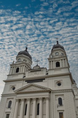 Metropolitan Cathedral in Iasi, Romania. The largest historic orthodox church in Romania dedicated to Saint Parascheva. clipart