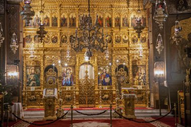 Romanya 'nın Bükreş kentinde sunağı bulunan Patriklik Katedrali.
