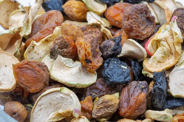 Karışık Kurutulmuş Meyve arkaplanı yakın plan