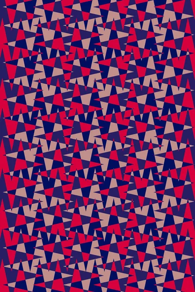 Wzór Geometryczny Dla Tekstyliów Lub Tapet Elementami Lub Wzorami Zygzaków — Zdjęcie stockowe