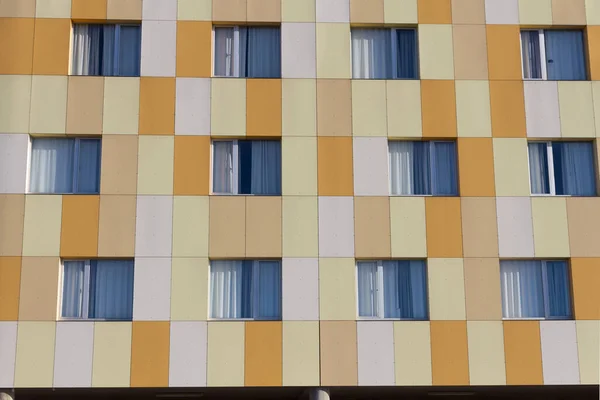 Окна Фасаде Современной Архитектуры — стоковое фото