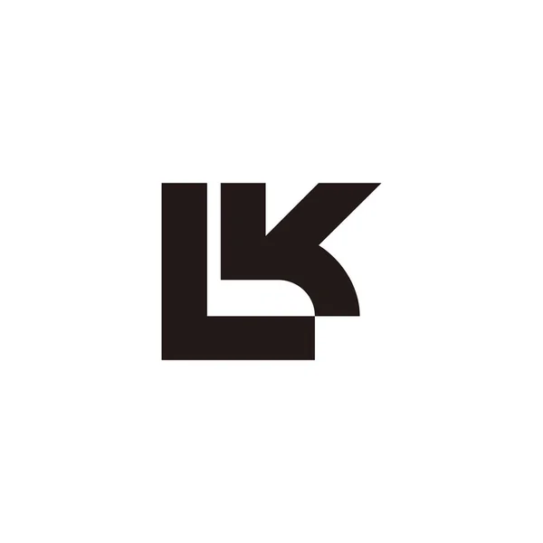 Letter Elegant Simple Geometric Logo Vector — Stock Vector