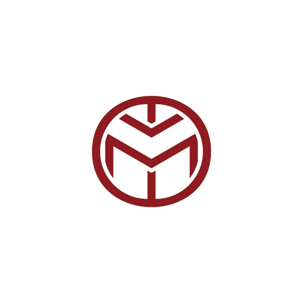 Letra Simple Línea Geométrica Logo Vector — Archivo Imágenes Vectoriales