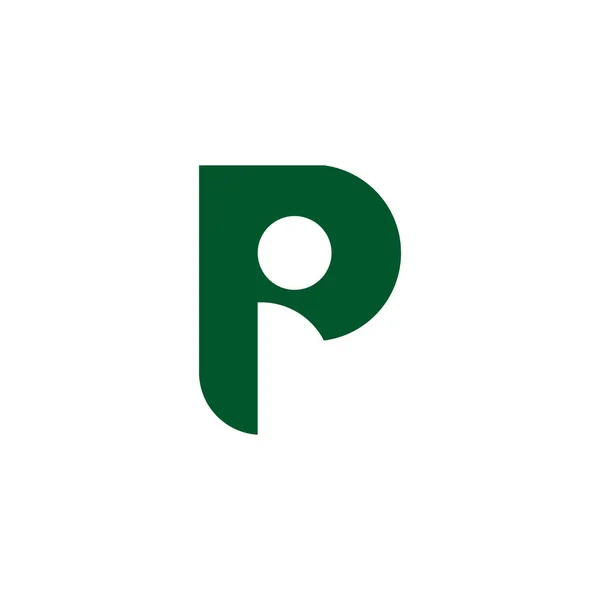 Lettre Profil Symbole Logo Vecteur — Image vectorielle