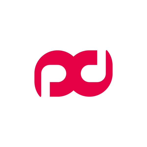 Letter Cute Simple Logo Vector — Stock Vector