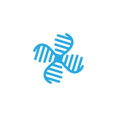 circle turbine rotate motion logo vector 