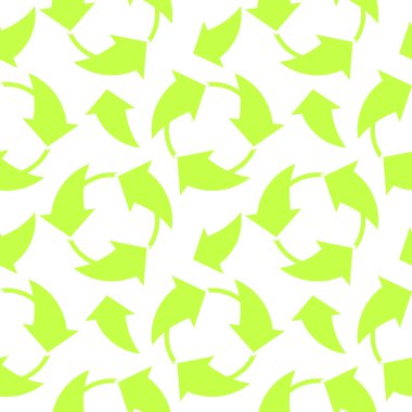 green recycle paper seamless symbol background vector 