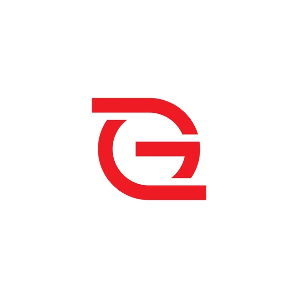 Letra Girar Seta Geométrica Para Cima Logotipo Vetor —  Vetores de Stock