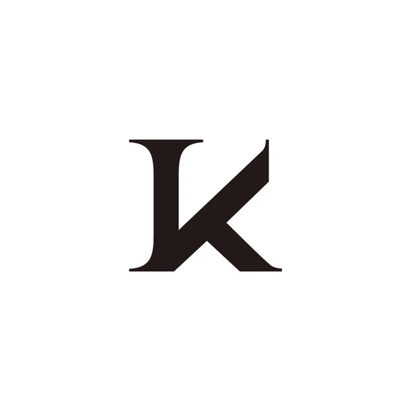 Літера Пов Язаний Вектор Логотипу Шрифту Серії — стоковий вектор