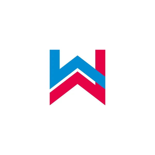 Litera Kolorowy Wektor Geometryczny Logo — Wektor stockowy