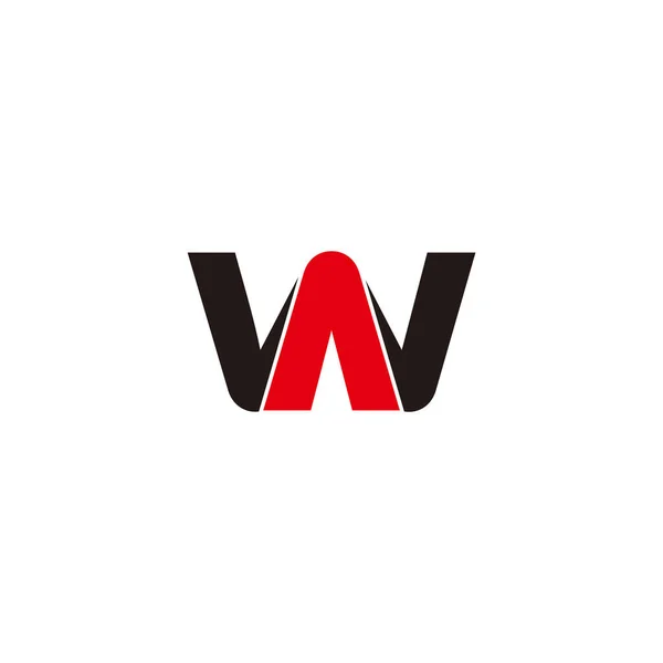 Letra Flecha Colorido Logo Geométrico Vector — Vector de stock