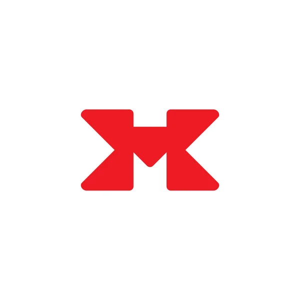 Lettre Simple Vecteur Logo Géométrique — Image vectorielle
