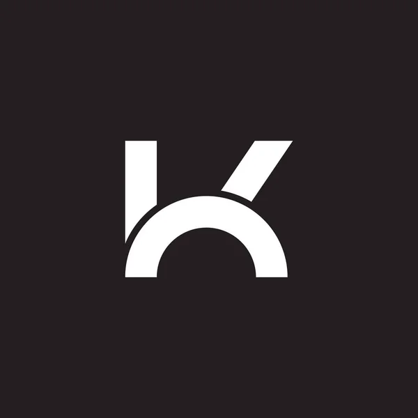 Harfi Döngü Geometrik Logo Vektörü — Stok Vektör