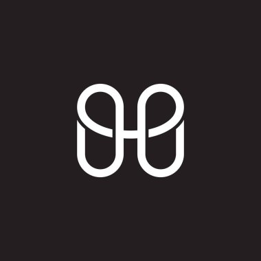 Basit geometrik logo vektörü. 