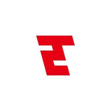 harf tc basit bağlantı geometrik çizgi logo vektörü 