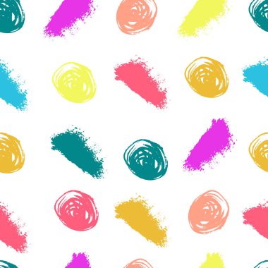 Renkli fırça, eğlenceli, pürüzsüz arkaplan vektörü 