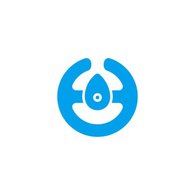 su teknesi direksiyon logosu vektörü 