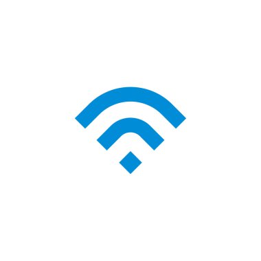 mavi elmas işareti soyut sembol vektörü 