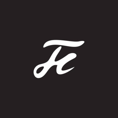 harf tc kalem fırça el logo vektörü harfleri 