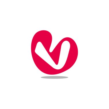 4. harf. Karalama çocuk logo vektörü tasarımı. 