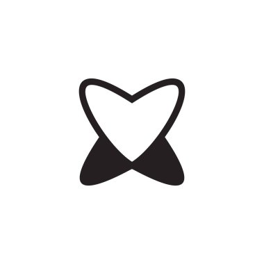 yıldız aşkı çocuk dekorasyonu basit geometrik simge vektörü 