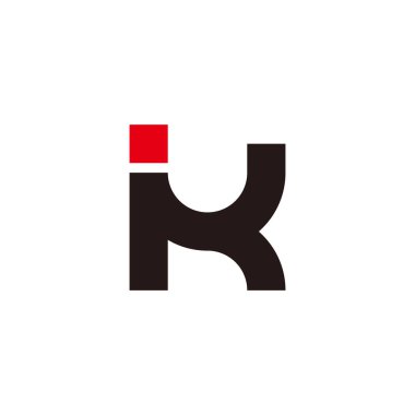 Basit nokta renkli logo vektörü. 