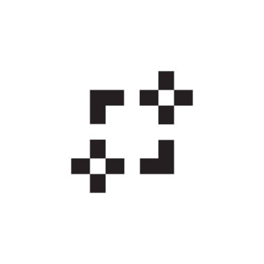 kare artı hedef sembol vektörü ekle 