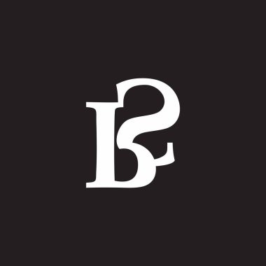 zb harfi sonsuz bağlantılı yazı tipi logo vektörü 