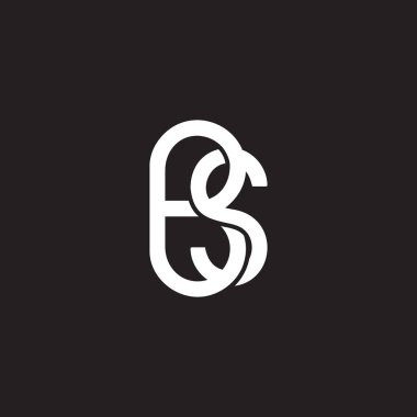 b harfi 3d düz logo vektörüne bağlandı 