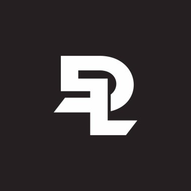 harf sdl basit bağlı geometrik logo vektörü 
