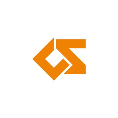 soyut harf c basit geometrik bağlantı vektörü 