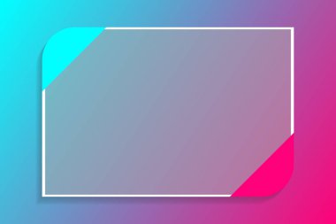 Sosyal ağlar için modaya uygun bir şablon. Sosyal medya için tasarım geçmişi. Web sitesi, mobil uygulama, poster, broşür, akıllı telefon şablonu, web tasarımı için kullan. Vektör çizimi. EPS10