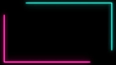Popüler sosyal medya tarzında neon çerçeve TikTok. Slayt gösterilerinde, sosyal medya paylaşımlarında, canlı yayınlarda, kısa filmlerde, videolarda, reklamlarda, sunumlarda ve animasyonlarda kullanılmak üzere