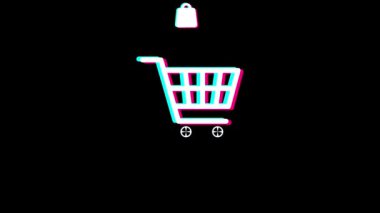 Alışveriş ve satış için e-ticaret uygulaması. Alışveriş, internetten mal satmak. Mal ve hizmetlerin tanıtımı. Popüler bir sosyal ağ tarzında video. Çevrimiçi ticaret videosu.