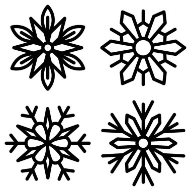 Kar tanesi beyaz arkaplanda izole edildi