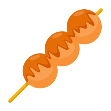 Düz stil Dango.