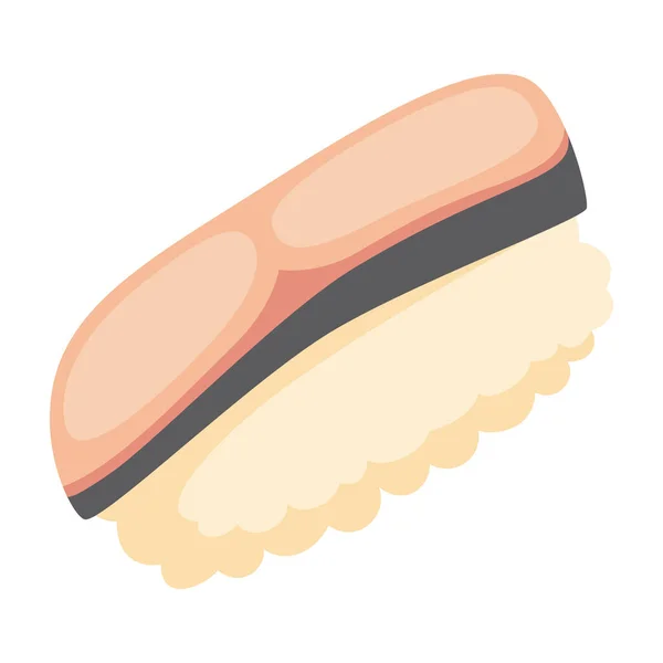 Sushi Estilo Plano Aislado — Vector de stock