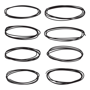 Siyah çember çizimi